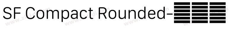 SF Compact Rounded字体转换